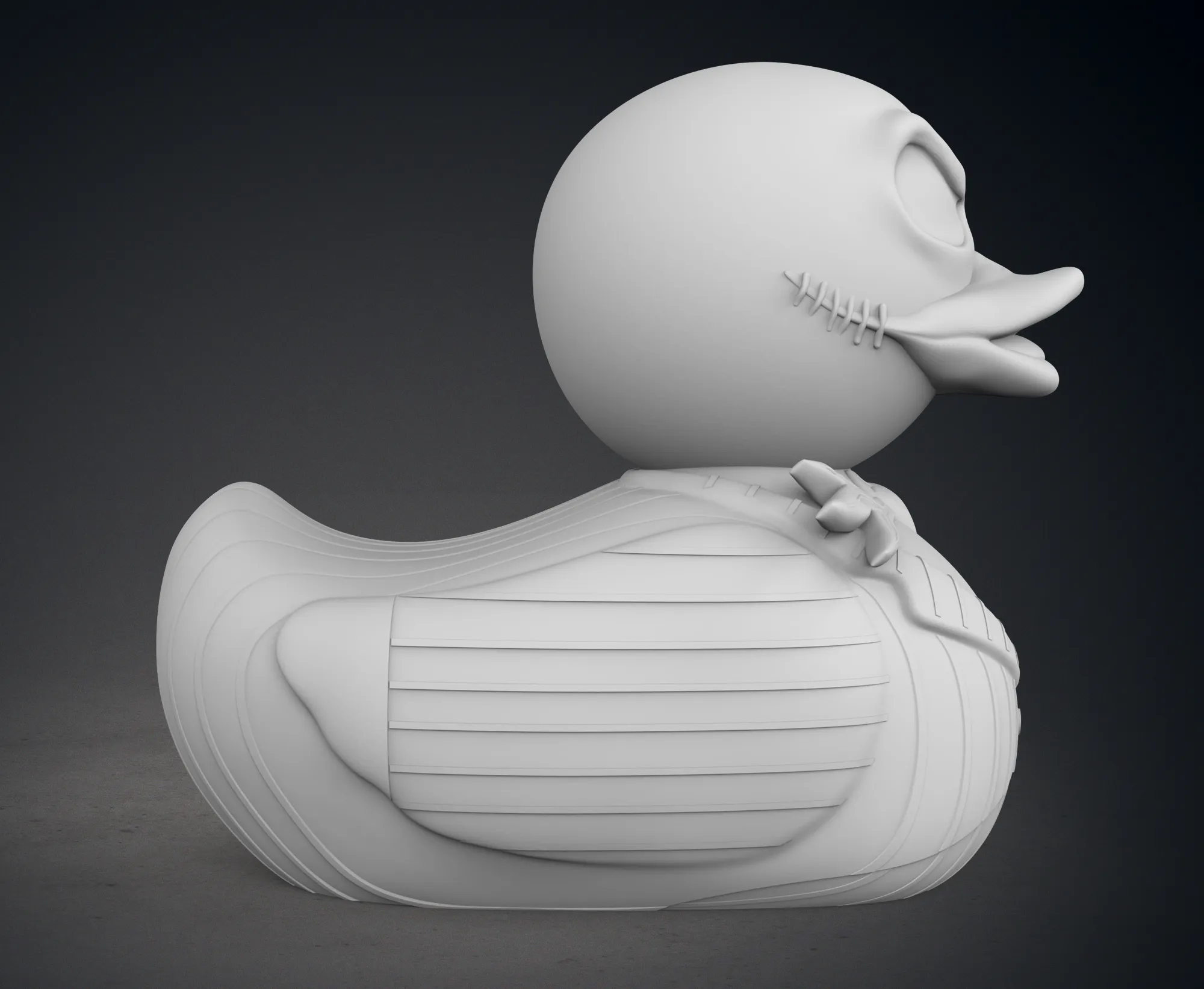 Cute Jack Skellington Rubber Duck