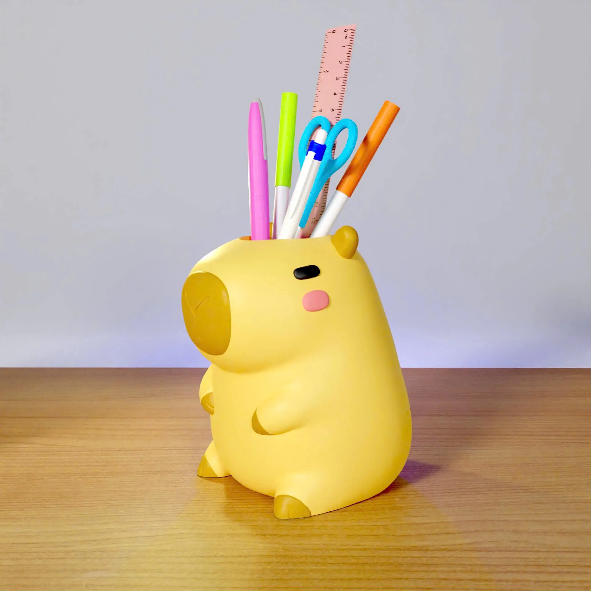 Cute Capybara - Pen Holder & Planter
