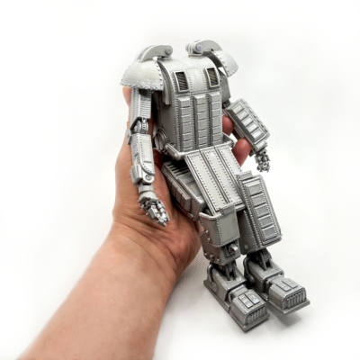 Articuled Dieselpunk robot 3d model