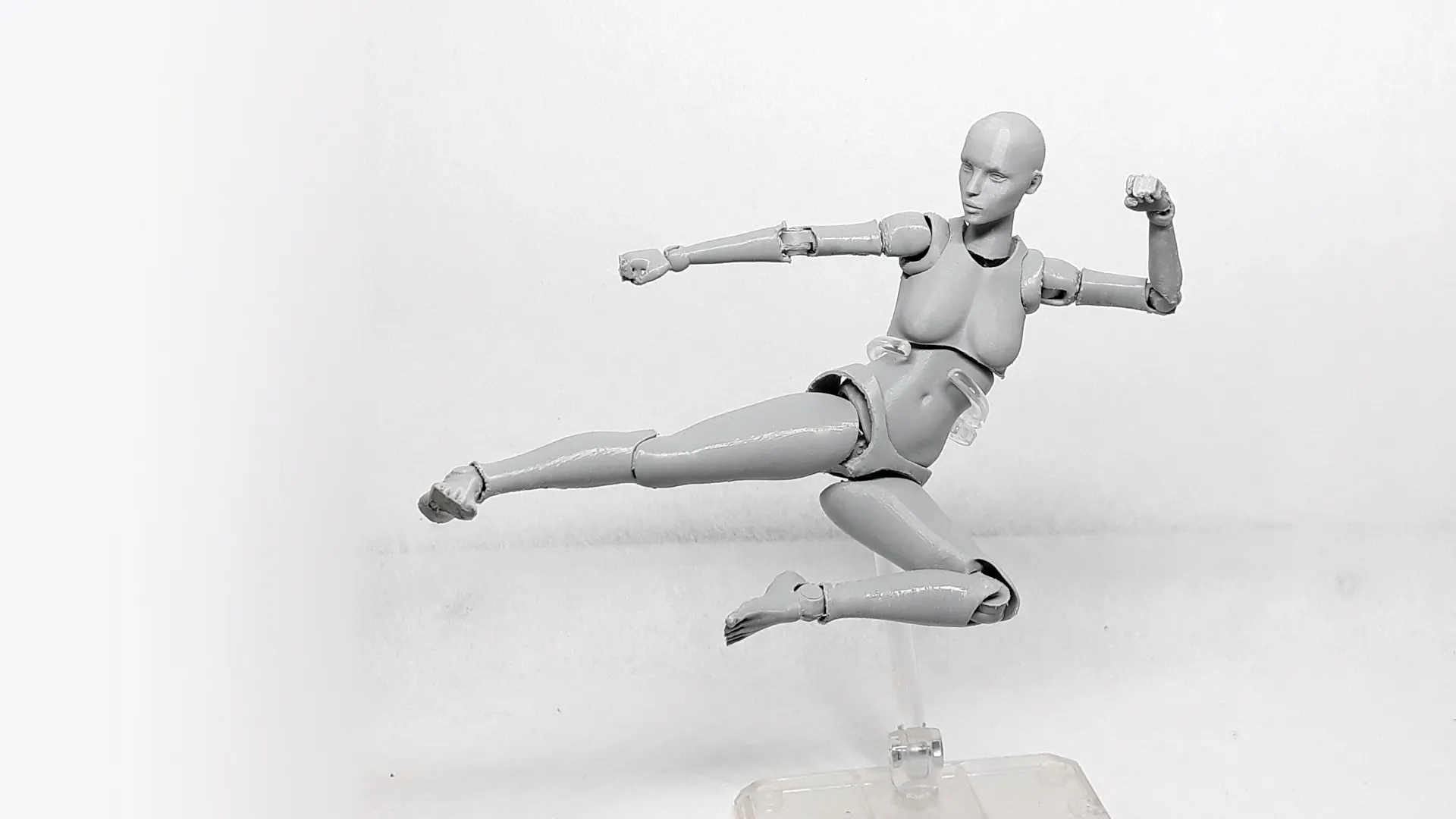 Lady Figure the 3D printed female action figure