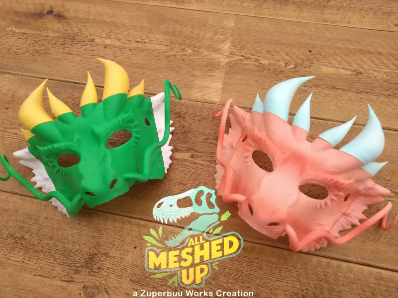 Oosterse Draak Maskerade Maskers