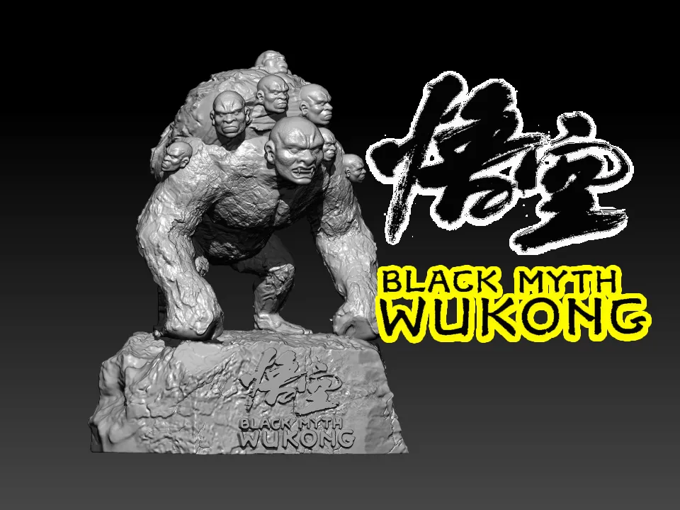 Black Myth Wukong boss - Çin oyunu - 3 boyutlu baskı