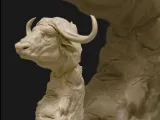 Buffalo Bust: A Majestic Tribute to Nature's Strength-2