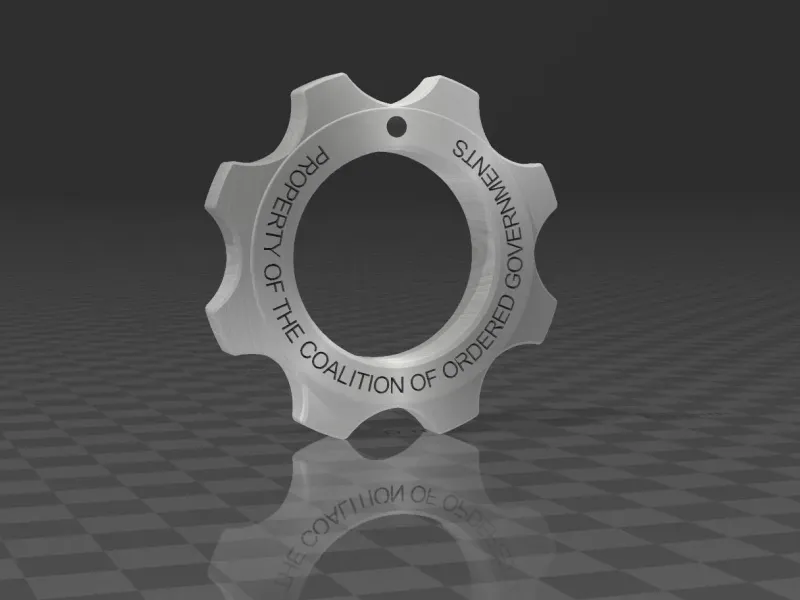 Gears Cog Tag