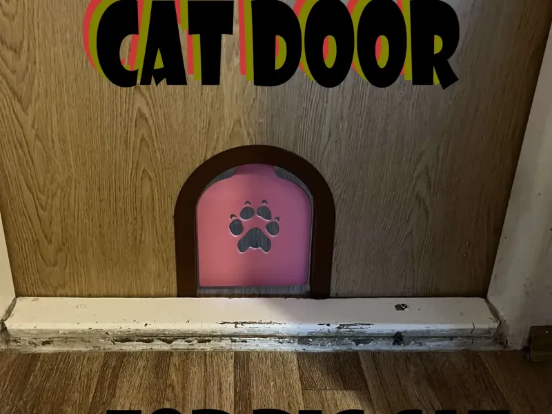 Puerta para gatos
