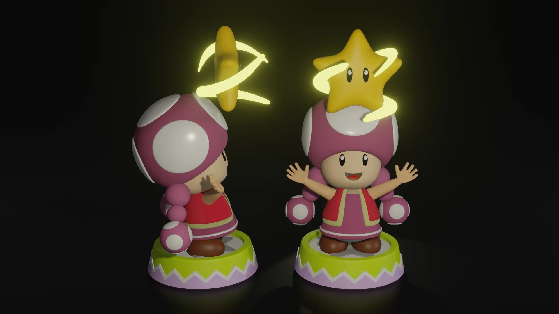 Toadette Super Mario Party - Fan Art