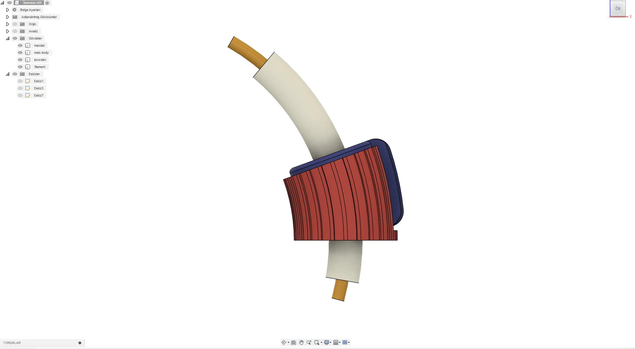 K1 / K1 Max Ptfe Strumento Bowden