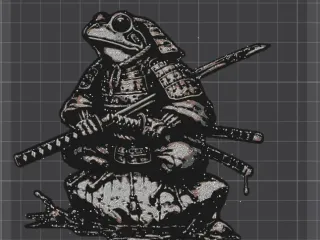 Samurai Frog