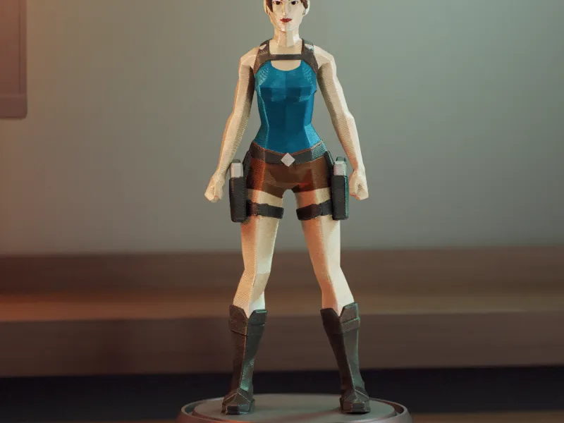 Lara Croft de Tomb Raider 1 /Remake Fan Art