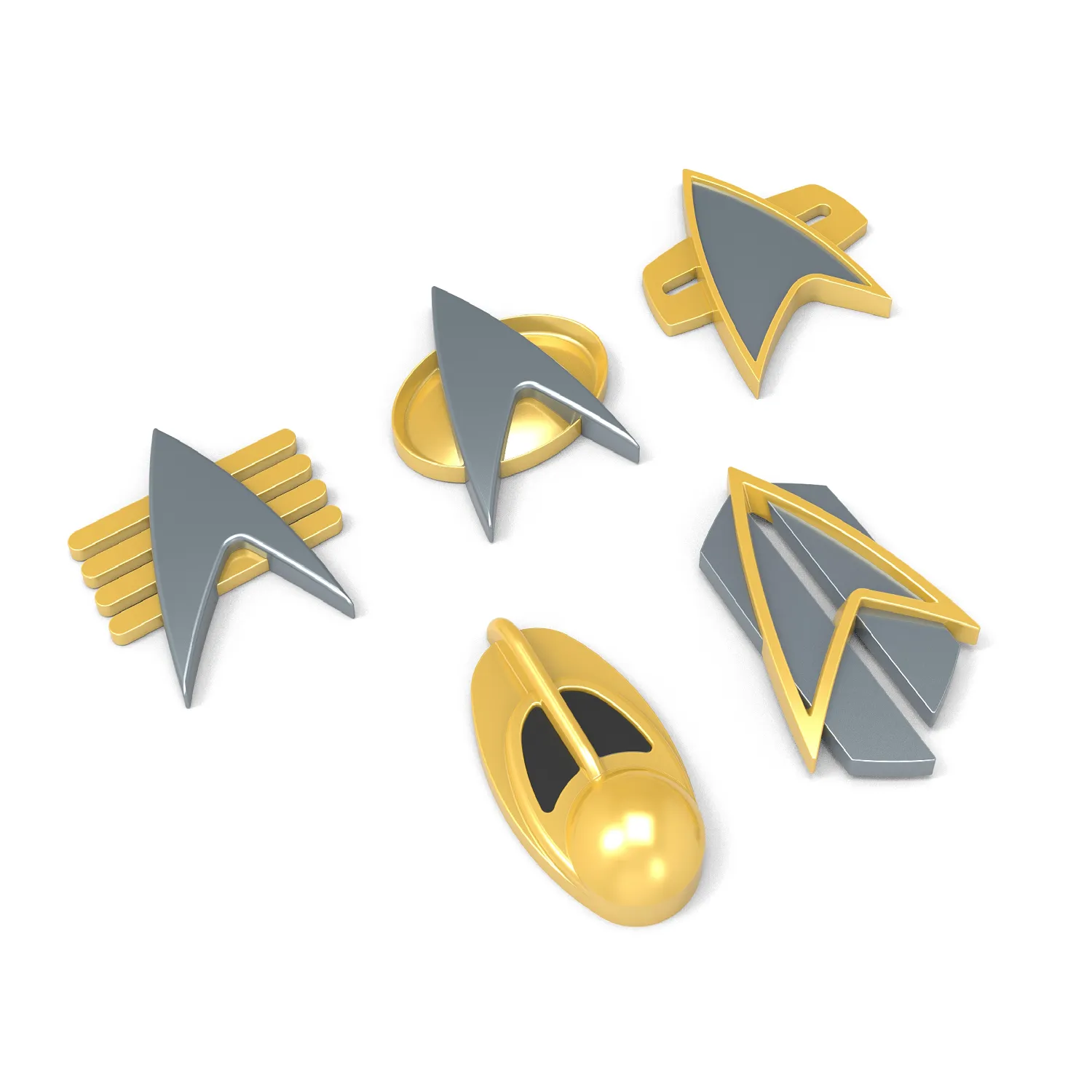 Star Trek Badges Set