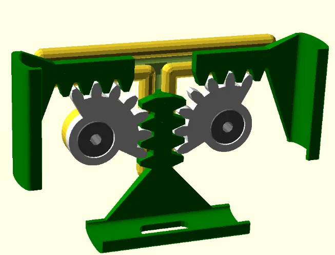 Car Phone Holder with Gears