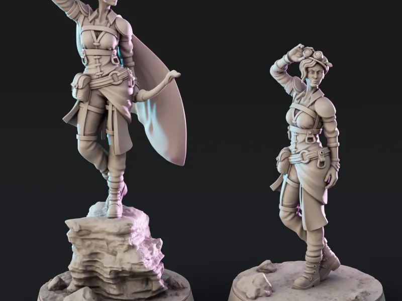 Darklands Explorer | Underdark Ranger | Tabletop Mini 32mm