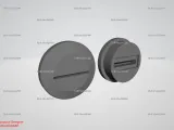 Tiger Tank Turret Observation Window_3 (STL-35)-5