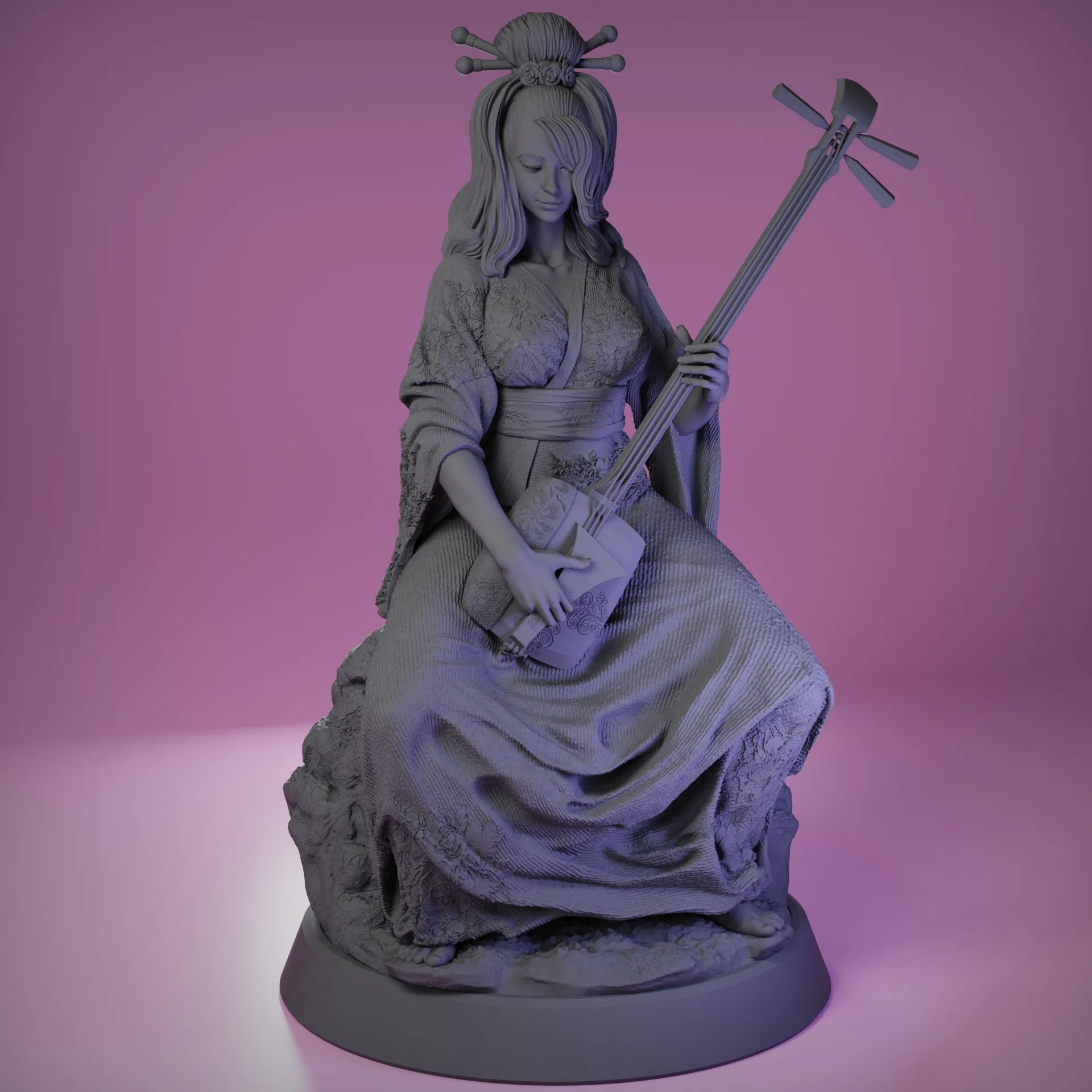 Benzaiten - Goddess of Eloquence - Tabletop Mini