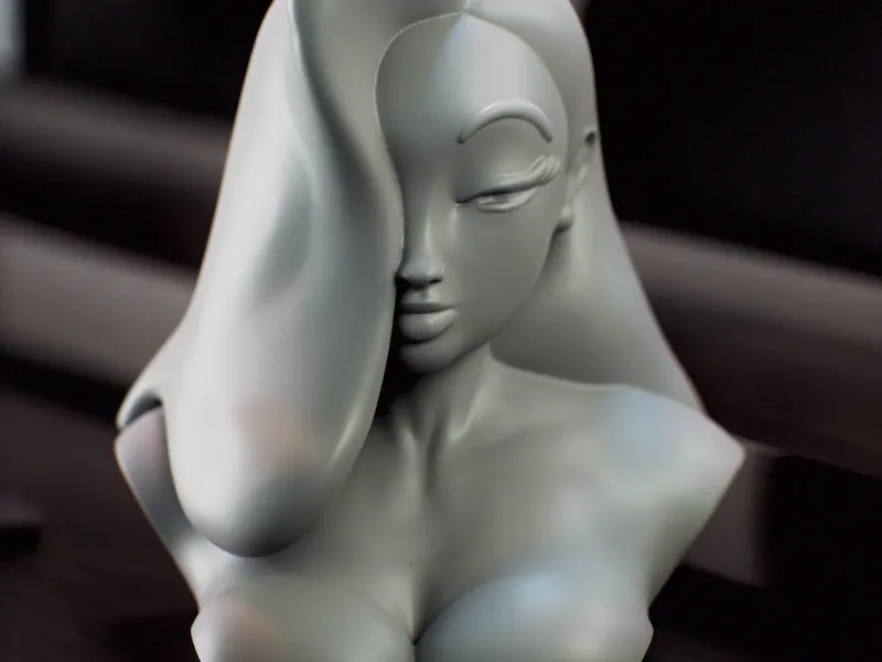 Jessica Rabbit Büste aus "Falsches Spiel mit Roger Rabbit"
