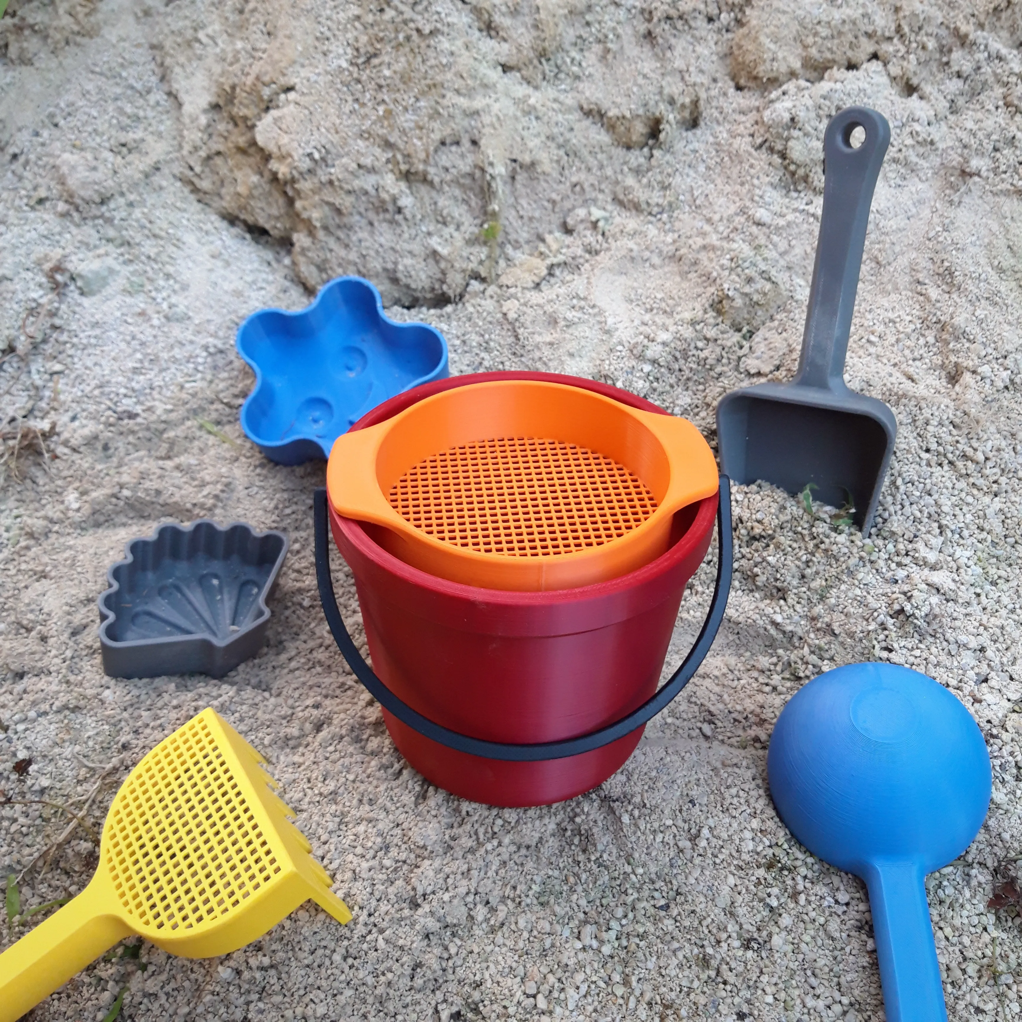 Beach sand play set