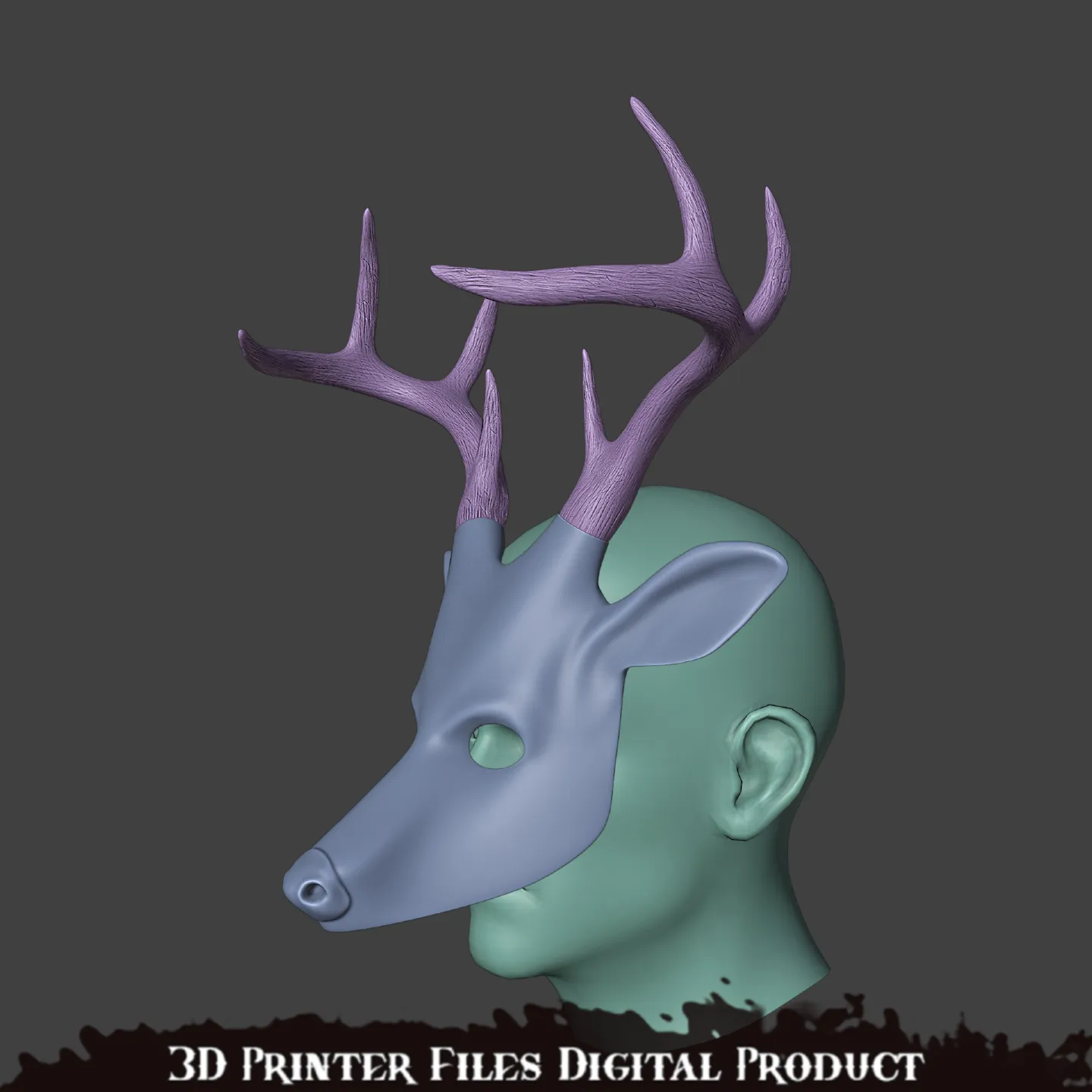 Cult of the Tree Deer Cosplay Mask Alan Wake 2