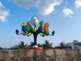 شجرة الرياح ببيض عيد الفصح - بونساي-5