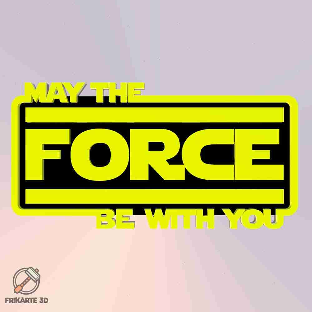 May The Force Be With You Decoration | 3D models download | Creality Cloud