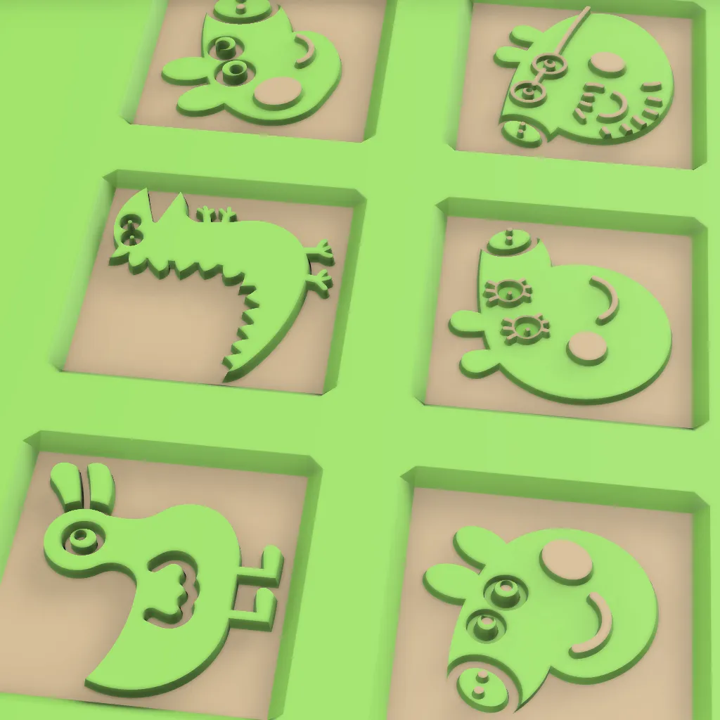 Educational PEPPA PIG for playdough and sensory play