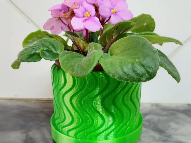 Groene plantenbak