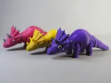 Articulated Print-In-Place Cute Triceratops Dinosaur-2