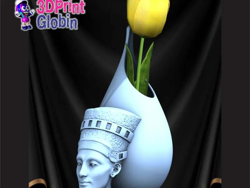 DRUPPELVAAS - NEFERTITI