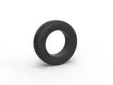 Semi truck tire 12 Scale 1:25-0