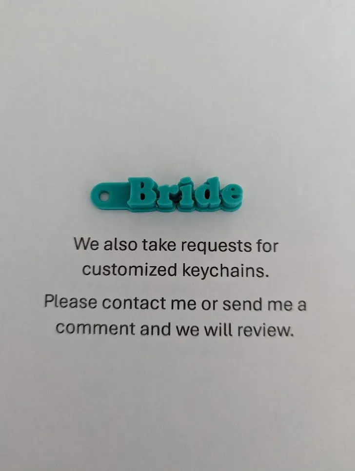 Bride Keychain