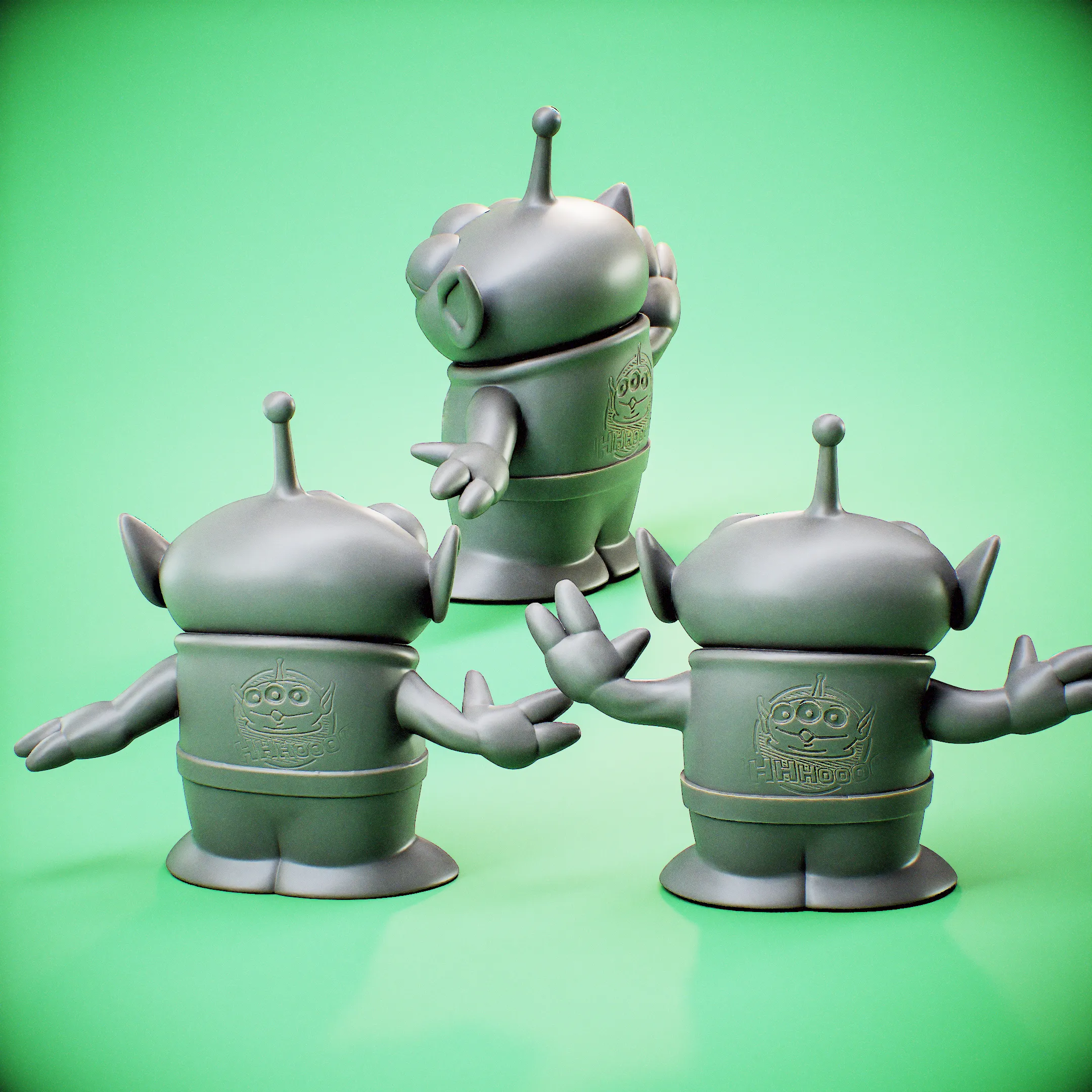 Toy Story - Aliens "La garra" - Alien The Claw" Pack x 3