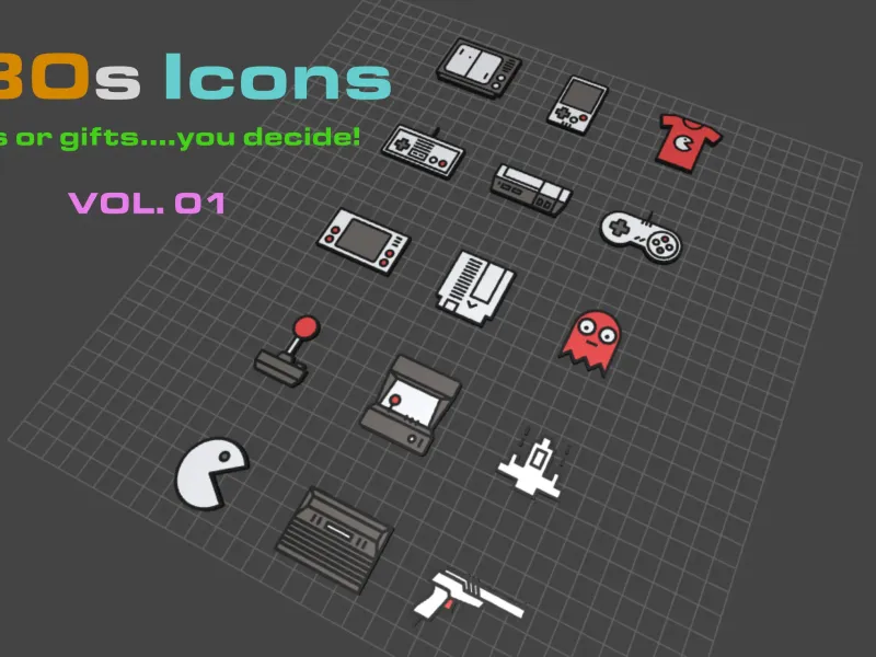 80s Icons Game Vintage