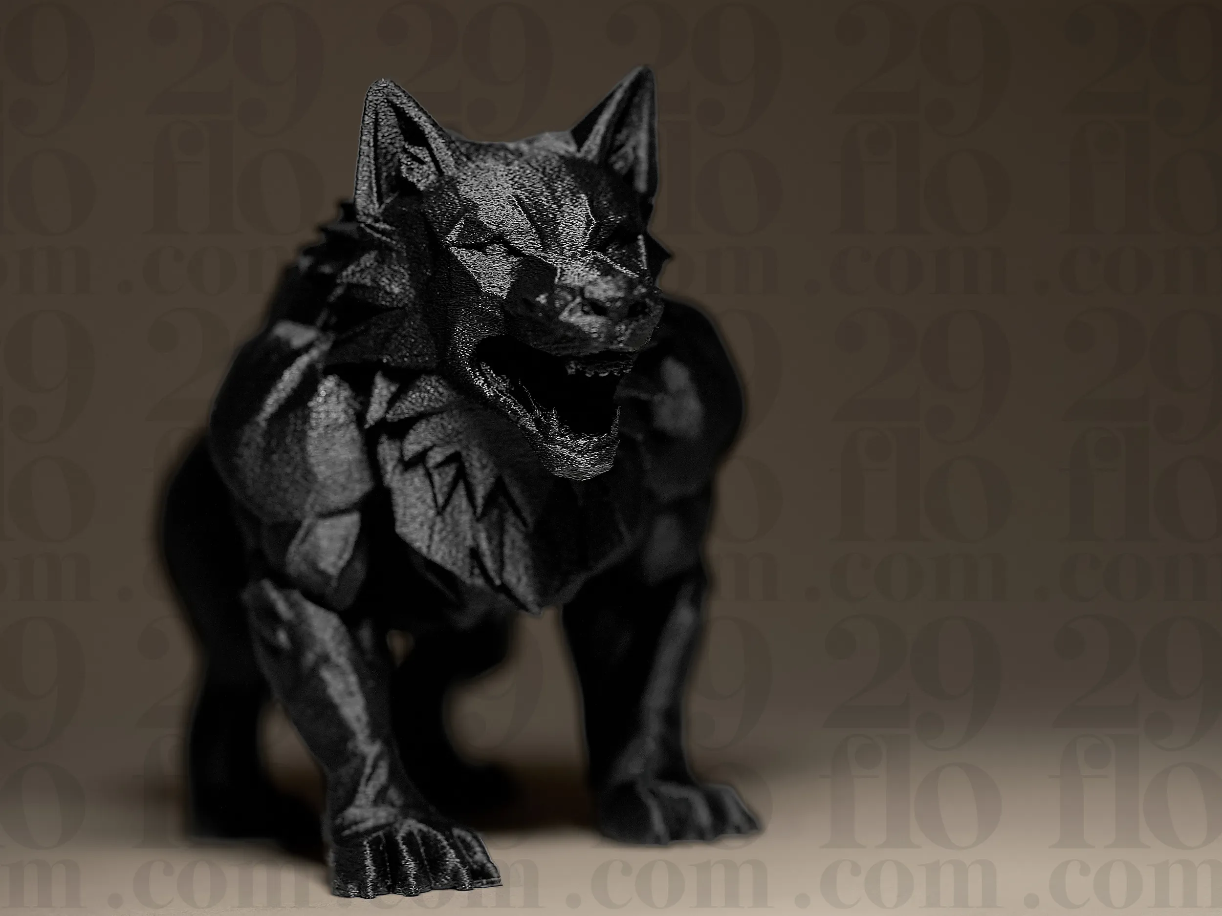 3D Printer Files | 3MF File | Warewolf Figurine | Creality Cloud