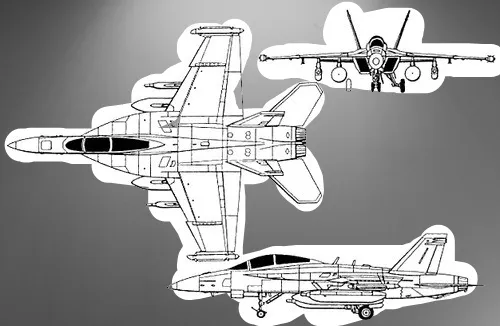 Boeing EA-18G Growler 3D Printing STL File