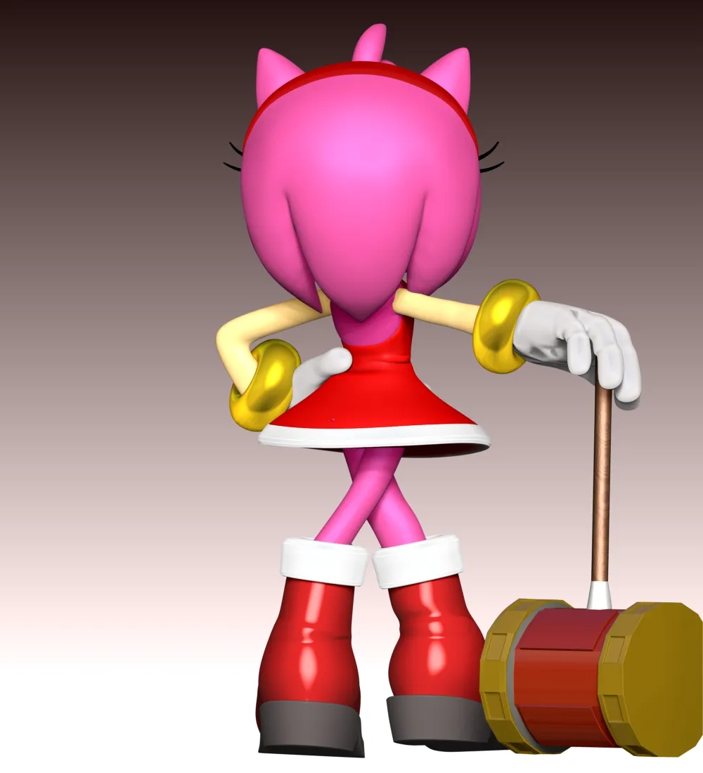Amy Rose The Hedgehog 3 Fan Art