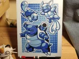 Squirtle Evolution Portrait (HueForge)-1