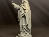 Jesus Christ Statue – 3D Printable Sacred Sculpture-2