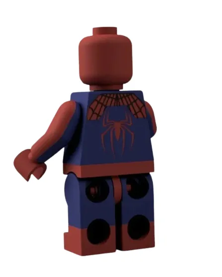 Spider-Man LEGO Minifigure 3D Model STL File