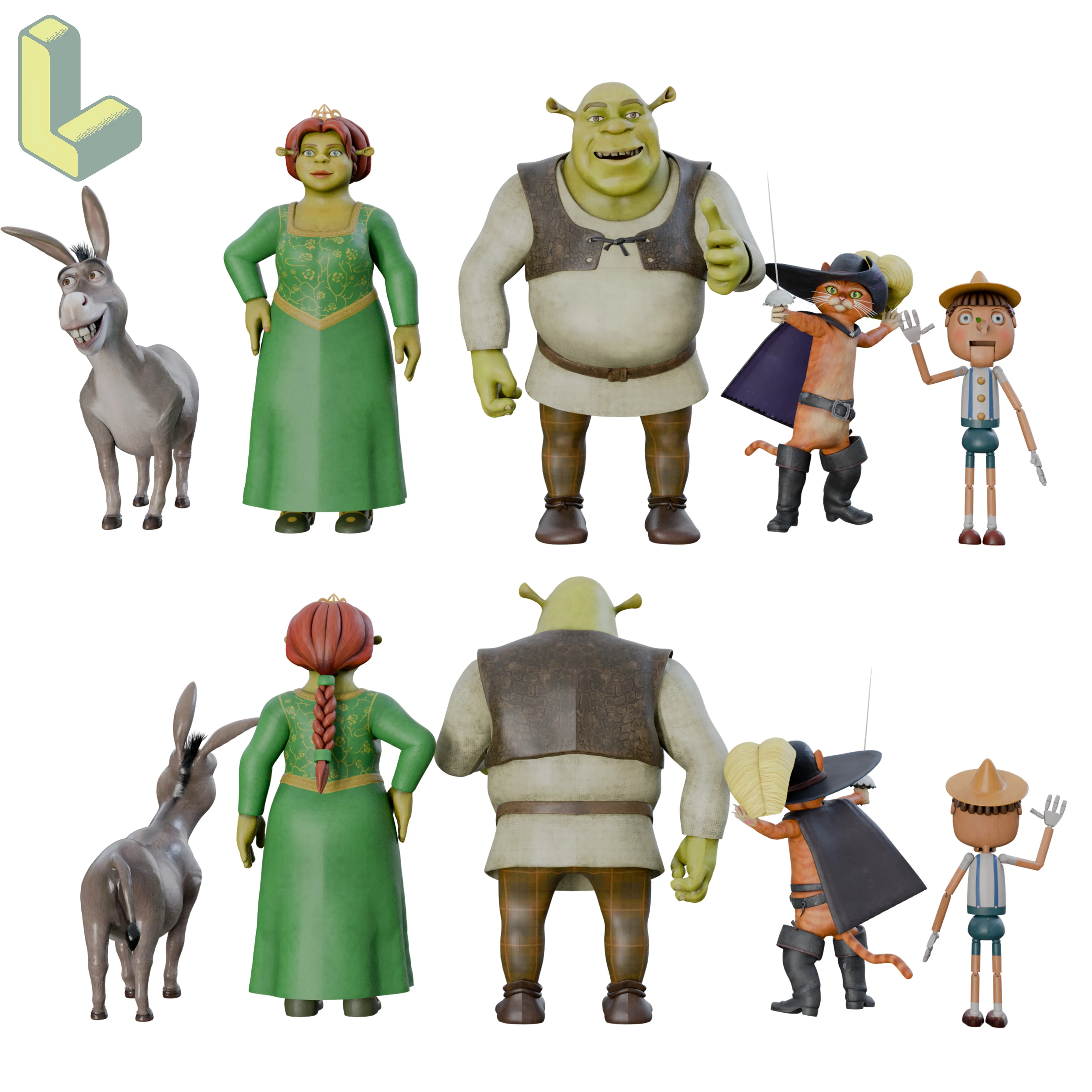 Shrek Character Collection