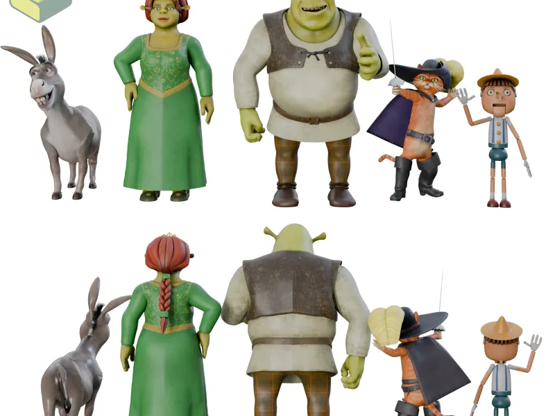 Shrek Character Collection