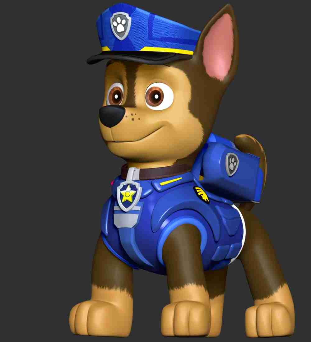 Rubble - Paw Patrol 3D Print Model by lovemodel