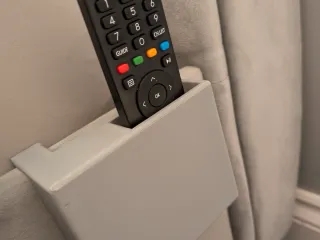 Bed side remote control holder (with/without secret section)