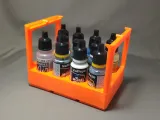 Gridfinity bin for Vallejo bottles-1