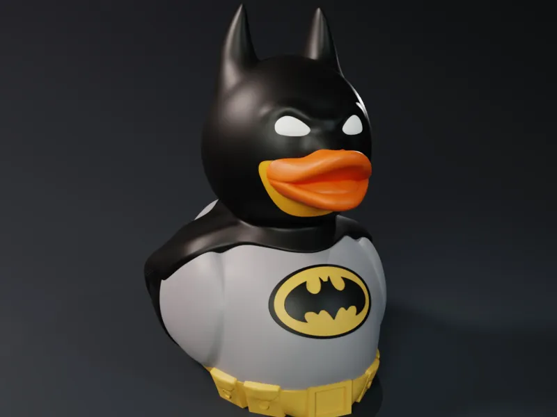 Cute Batman Rubber Duck