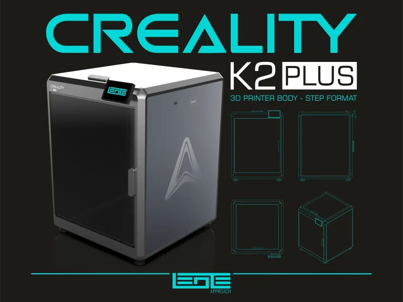 CREALITY K2 PLUS - 3D MODEL - STEP FORMAT