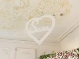 Big heart mold with Sara name-5