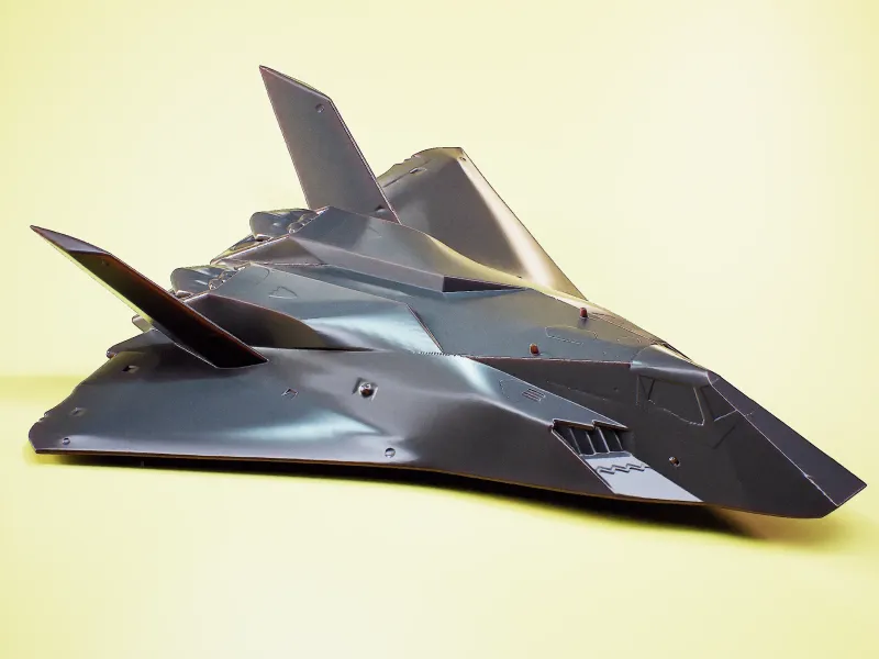 Avion Halcon de noche F117 - Lockheed 117 nighthawk