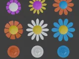 Croc Charm Flowers-1