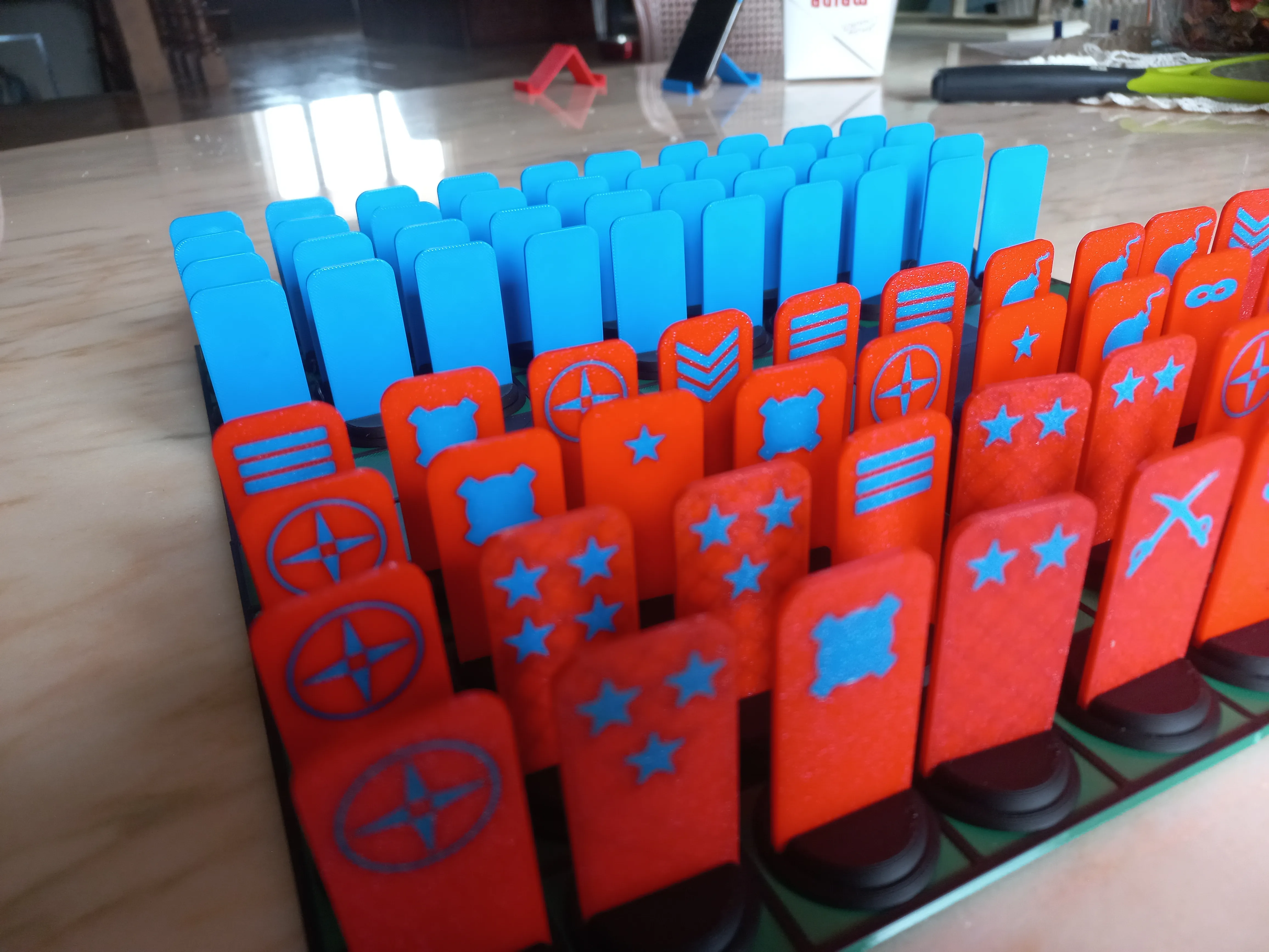 Stratego like board game