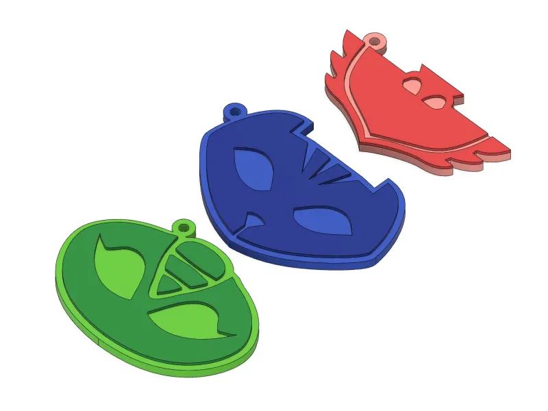 PJ MASK KEYCHAIN LOT