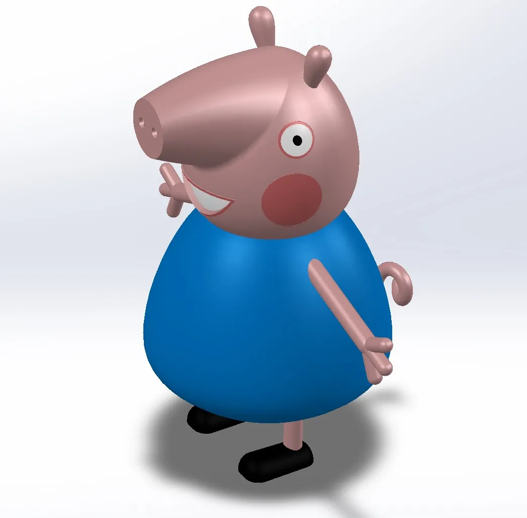 George Pig, Peppa's brother